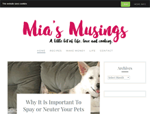 Tablet Screenshot of miasmusings.com